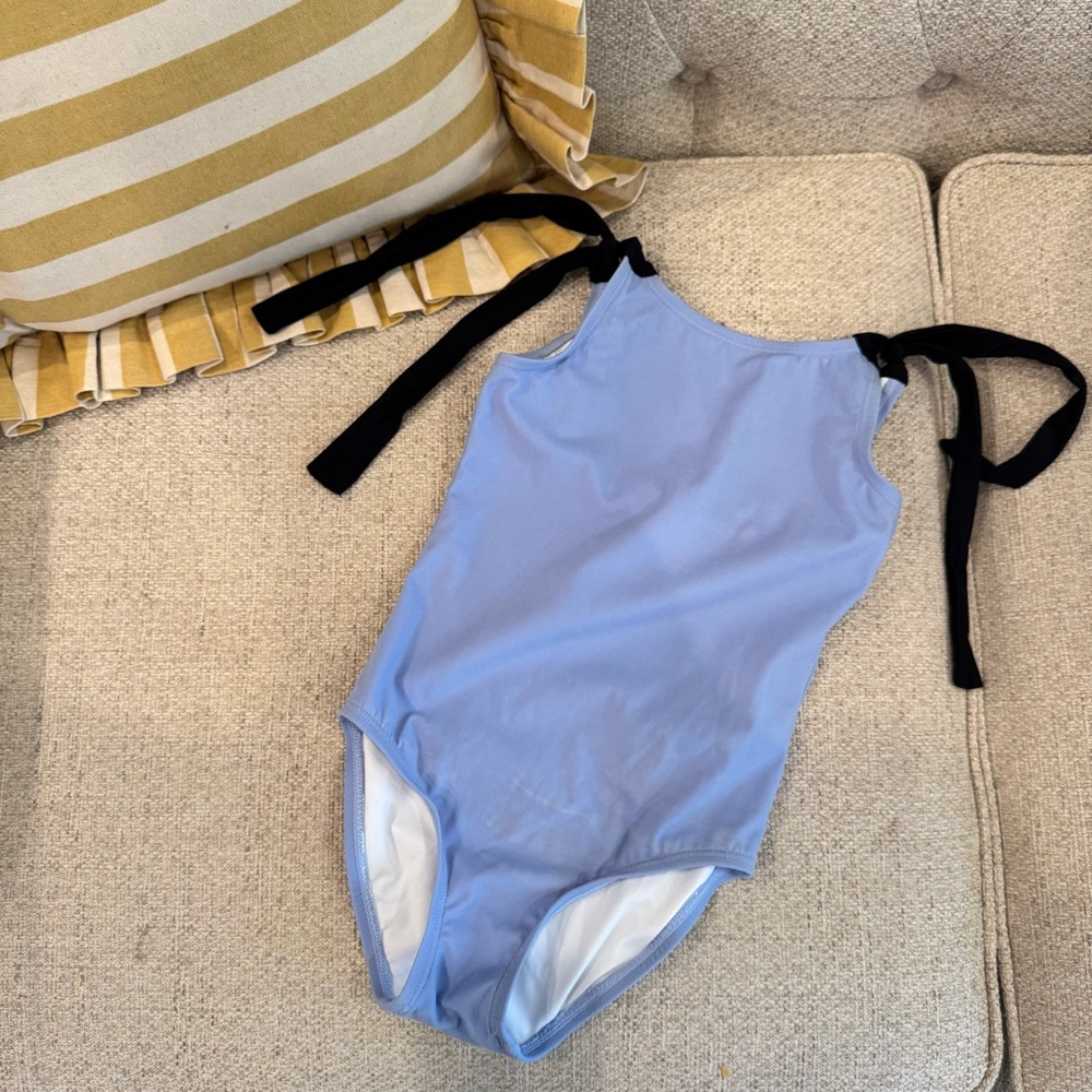 Hermoza Kids Swim One Piece in Blue and Black